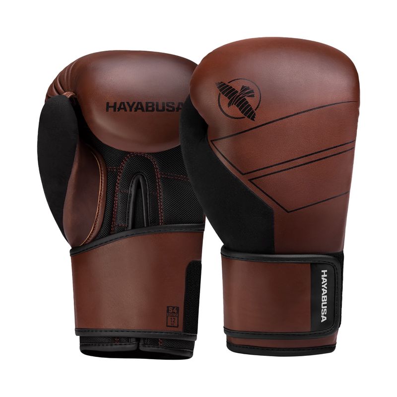 Hayabusa S4 Leder braun Boxhandschuhe S4LBG