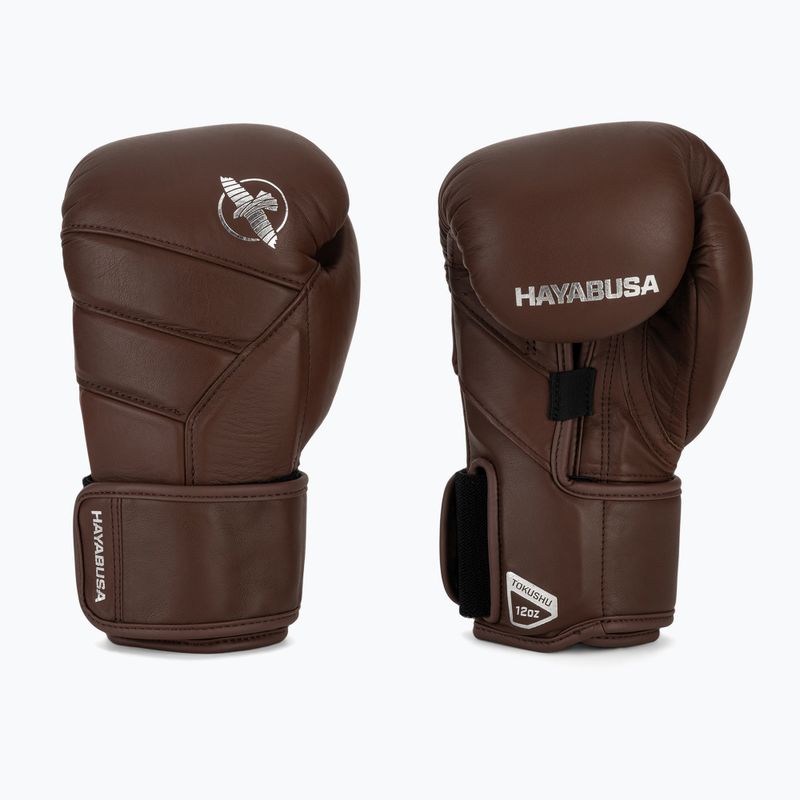 Hayabusa T3 Kanpeki Walnuss braun Boxhandschuhe