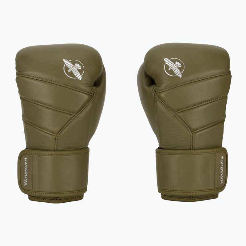 Hayabusa T3 Kanpeki olivgrüne Boxhandschuhe 2