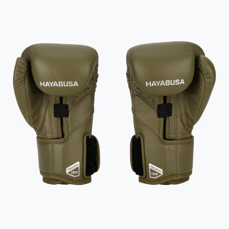 Hayabusa T3 Kanpeki olivgrüne Boxhandschuhe 3