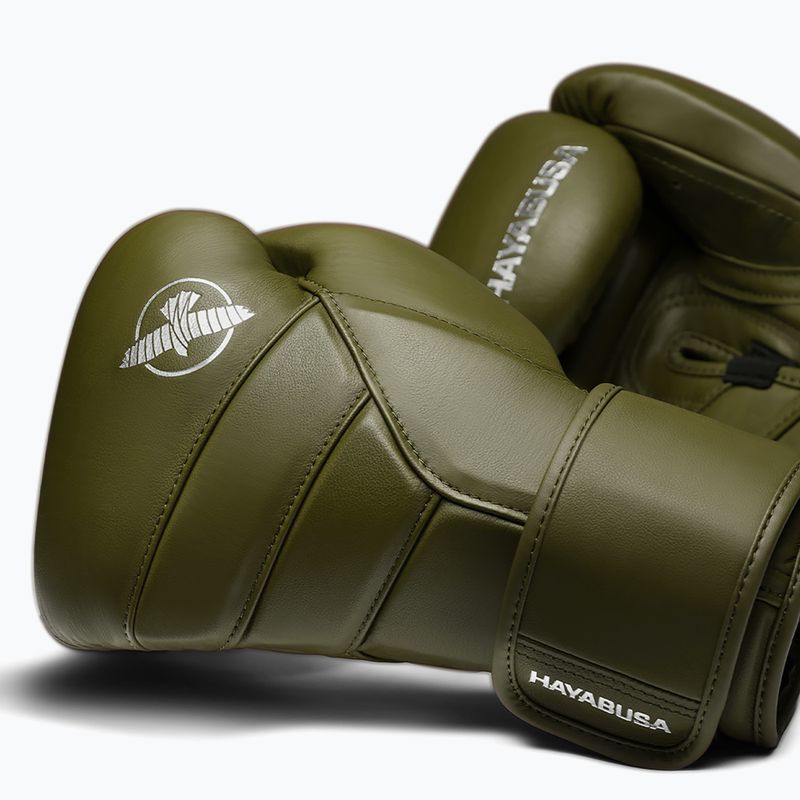 Hayabusa T3 Kanpeki olivgrüne Boxhandschuhe 2