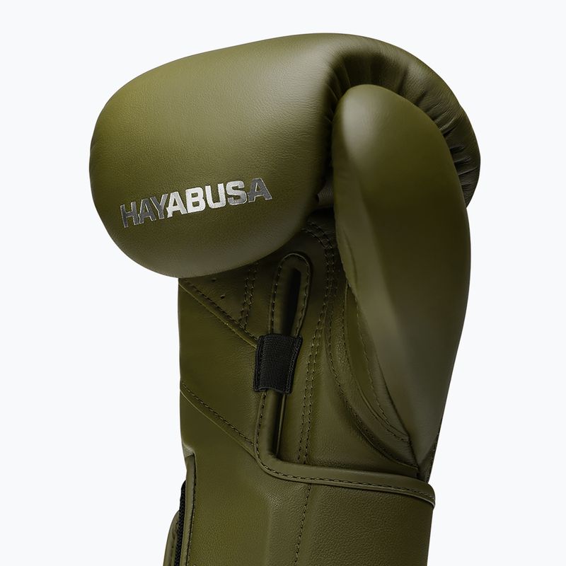 Hayabusa T3 Kanpeki olivgrüne Boxhandschuhe 4