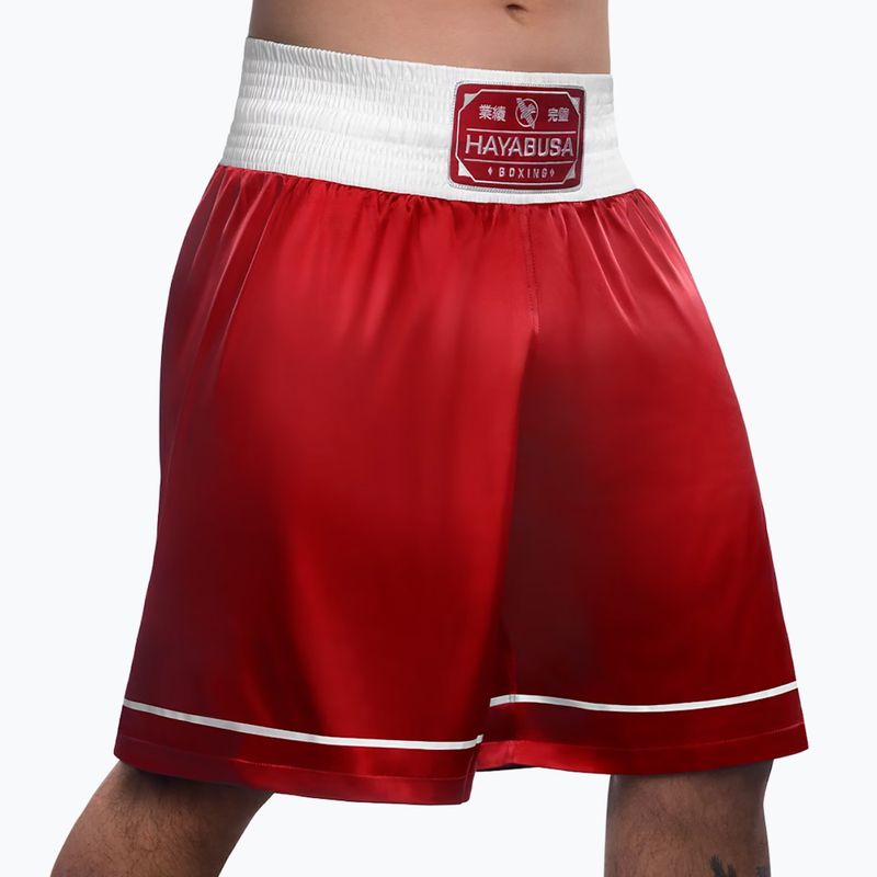 Hayabusa Pro Boxing Trainingsshorts rot 2