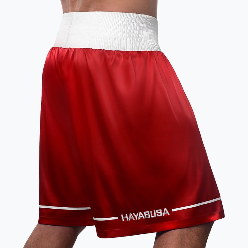 Hayabusa Pro Boxing Trainingsshorts rot 3
