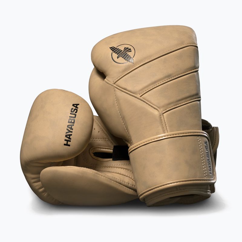 Hayabusa T3 LX hellbraune Boxhandschuhe 8