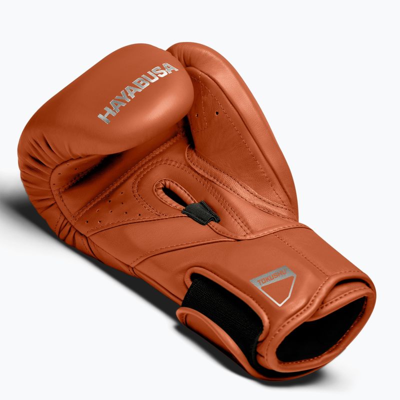 Hayabusa T3 Kanpeki Ton Orange Boxhandschuhe 3