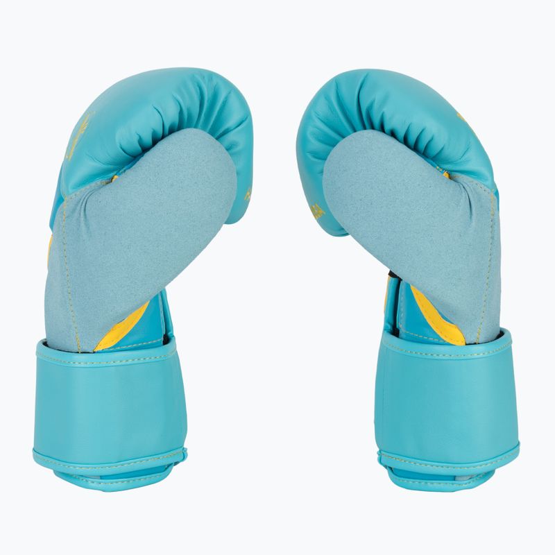 Hayabusa T3 blau/gelbe Boxhandschuhe 4