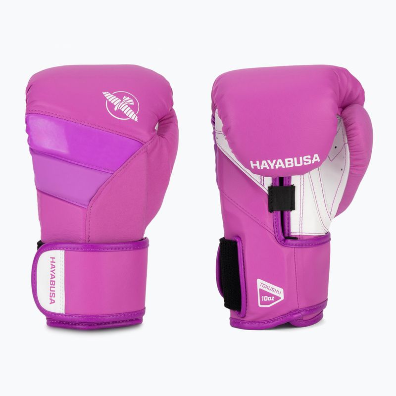 Hayabusa T3 Neon neon lila Boxhandschuhe