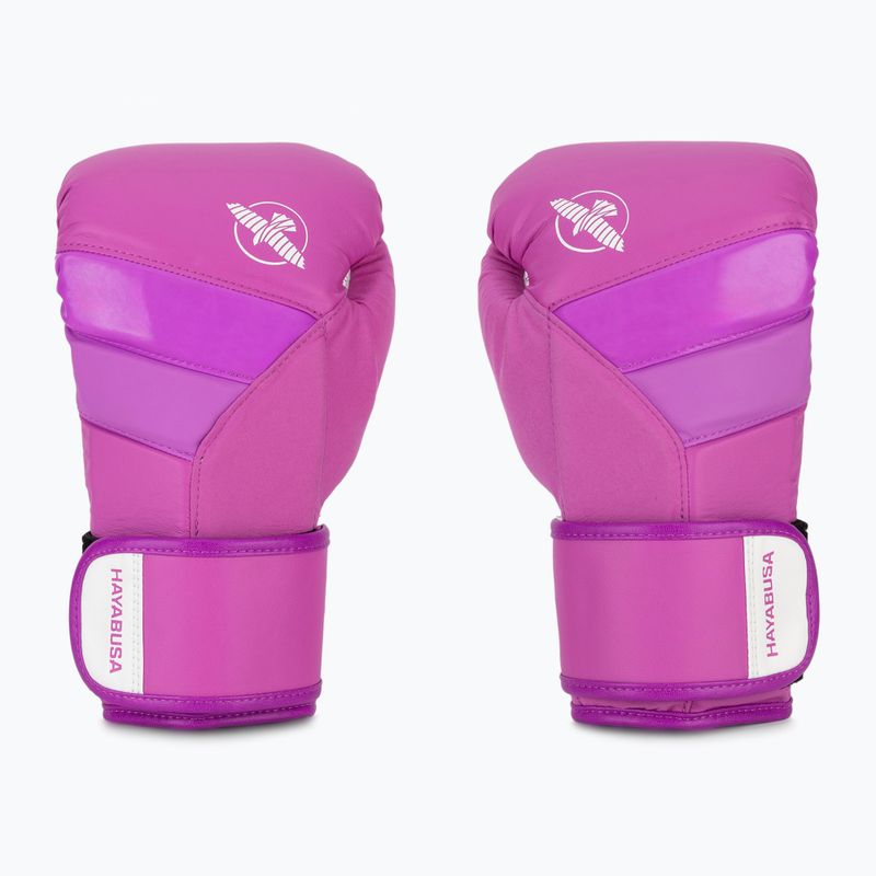 Hayabusa T3 Neon neon lila Boxhandschuhe 2