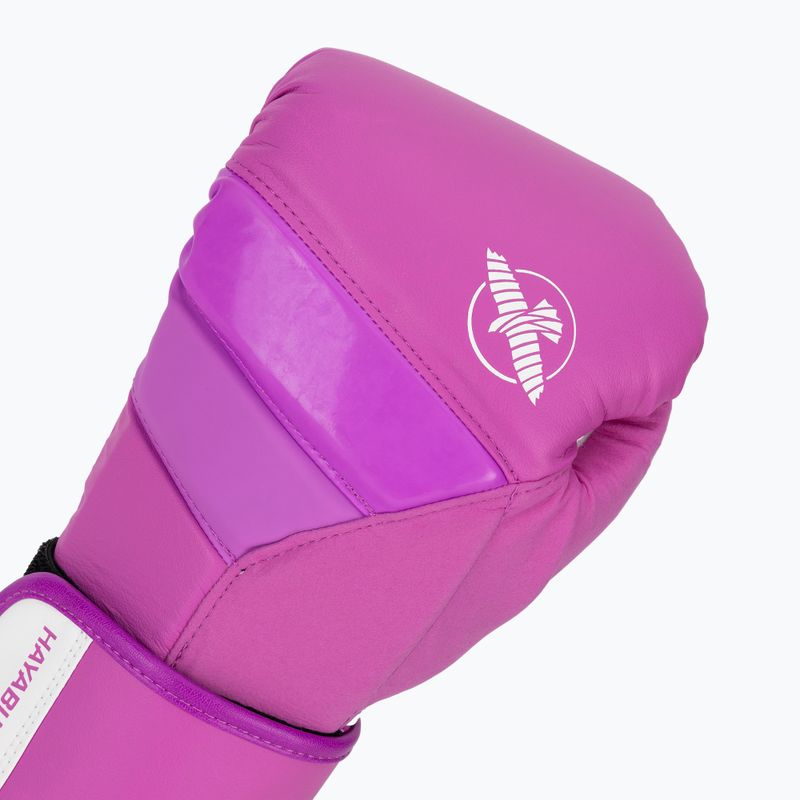 Hayabusa T3 Neon neon lila Boxhandschuhe 5