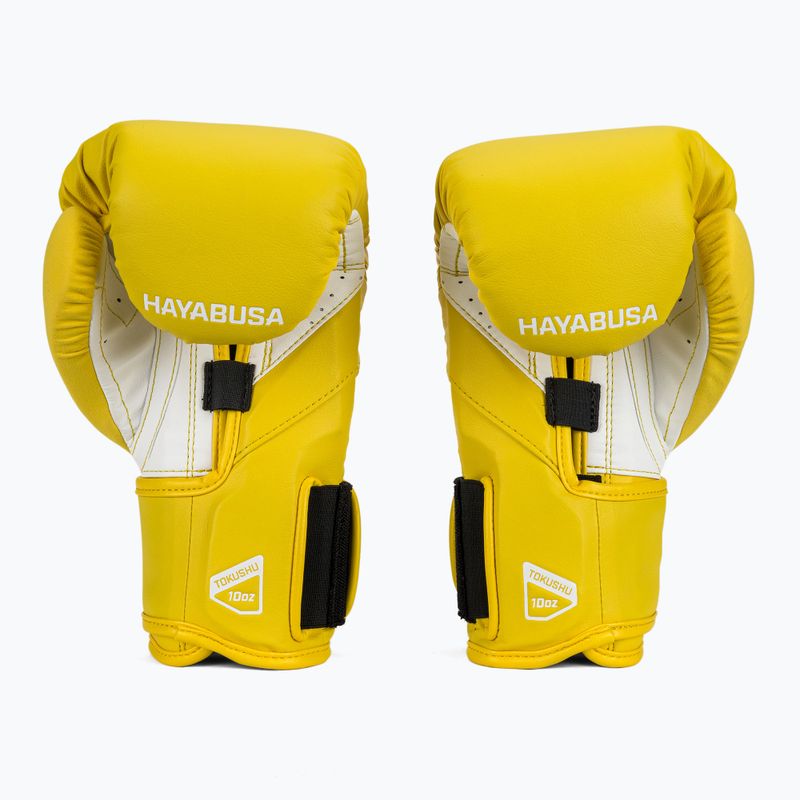 Hayabusa T3 Neon neongelbe Boxhandschuhe 3