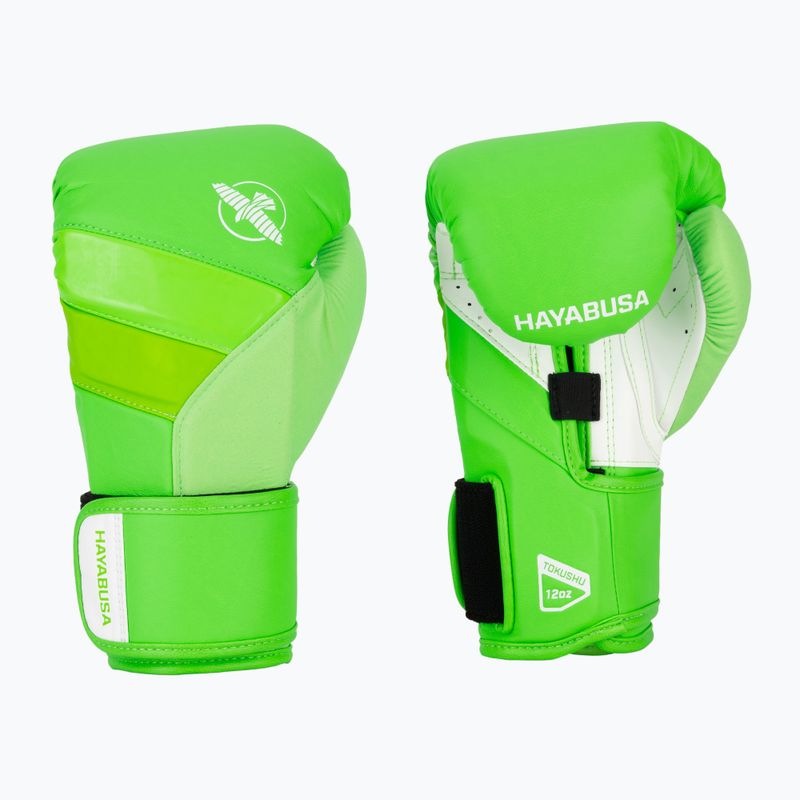 Hayabusa T3 Neon neongrüne Boxhandschuhe