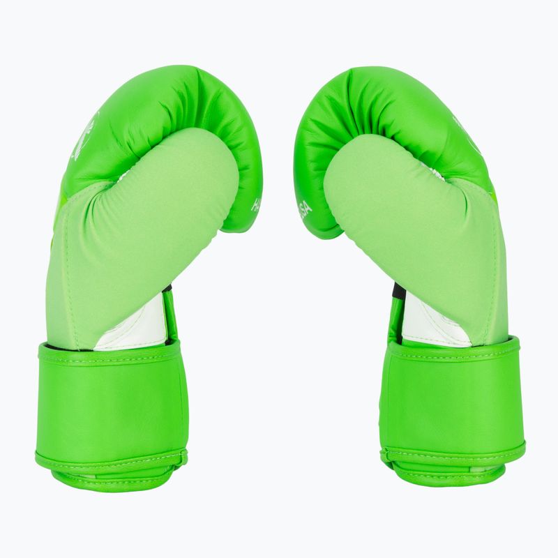 Hayabusa T3 Neon neongrüne Boxhandschuhe 4