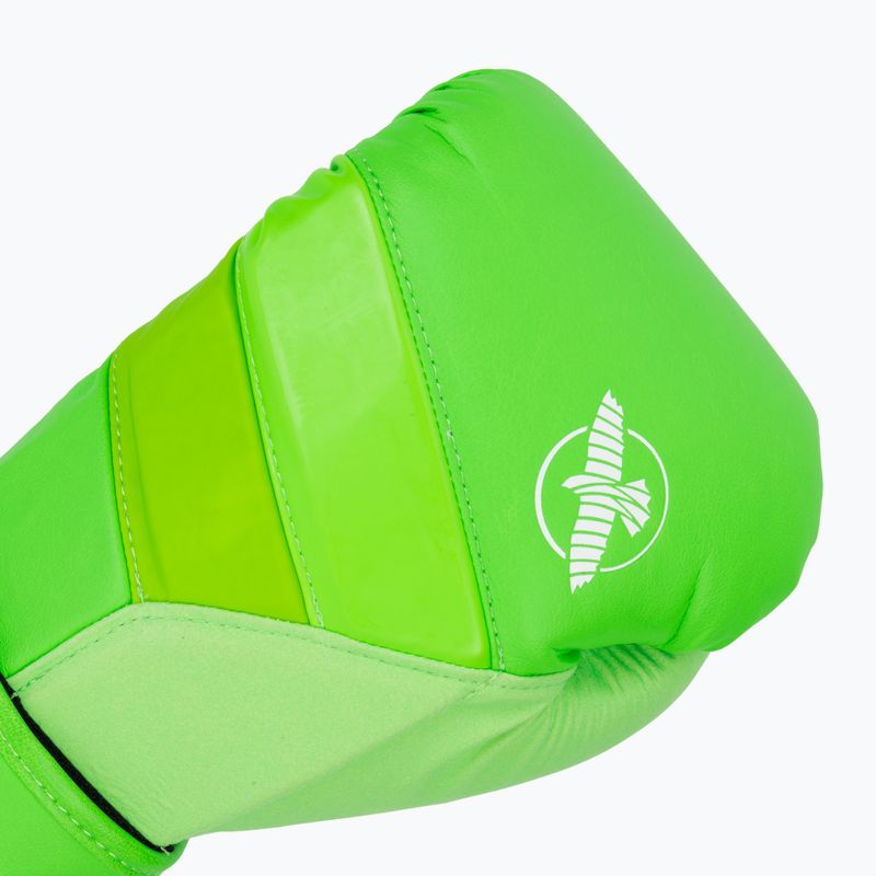 Hayabusa T3 Neon neongrüne Boxhandschuhe 5