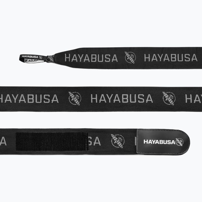 Hayabusa Premium Jacquard Boxing Handwraps 450 cm schwarz 3