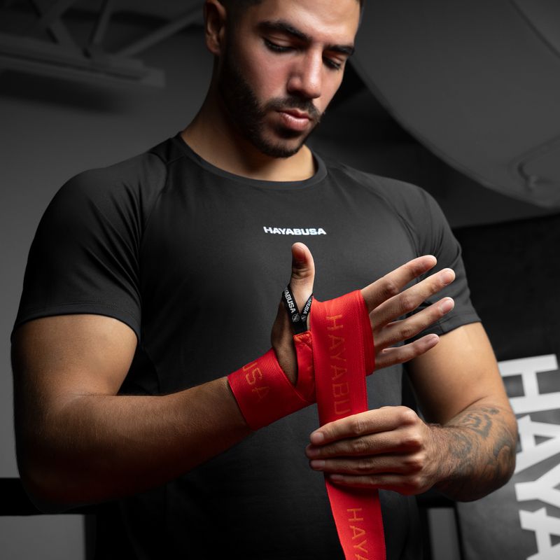 Hayabusa Deluxe Jacquard Boxing Handwraps 450 cm rot 5