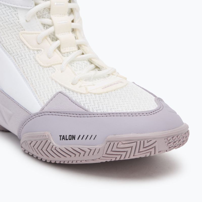 Hayabusa Talon Boxing Schuhe weiß/lavendel 7