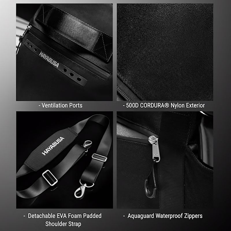 Hayabusa Airstream Athletic Duffle Bag 50 l schwarz 6