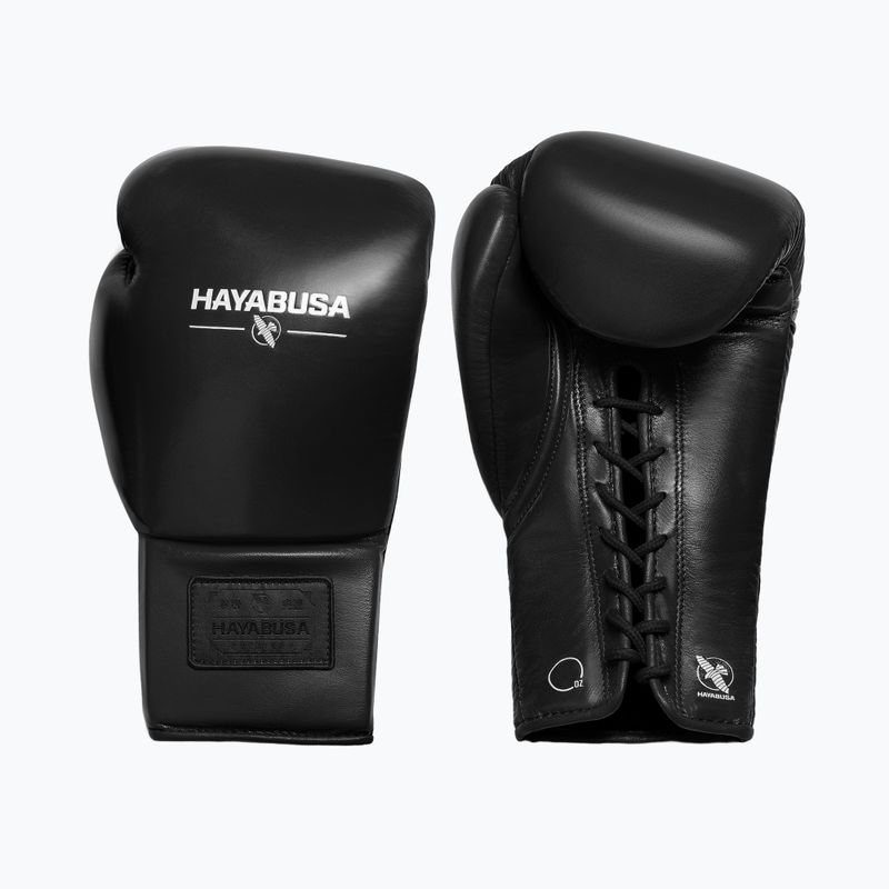 Boxhandschuhe Hayabusa Pro Traditional Horse Hair Lace-Up black