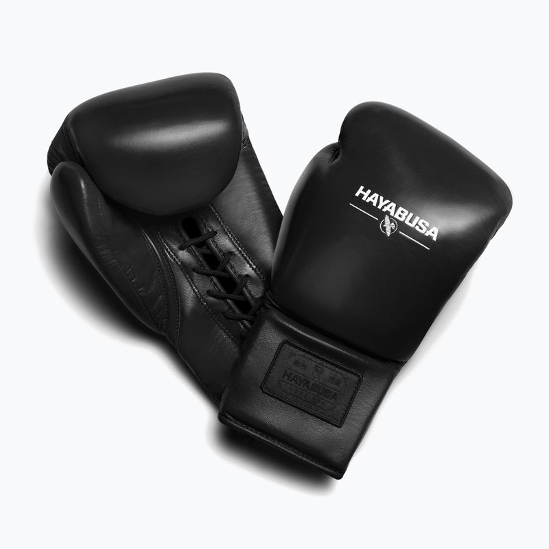 Boxhandschuhe Hayabusa Pro Traditional Horse Hair Lace-Up black 3