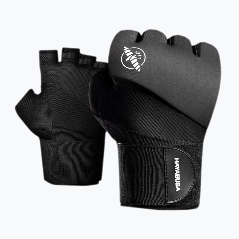 Hayabusa Elite Quick Wraps Grappling Handschuhe schwarz