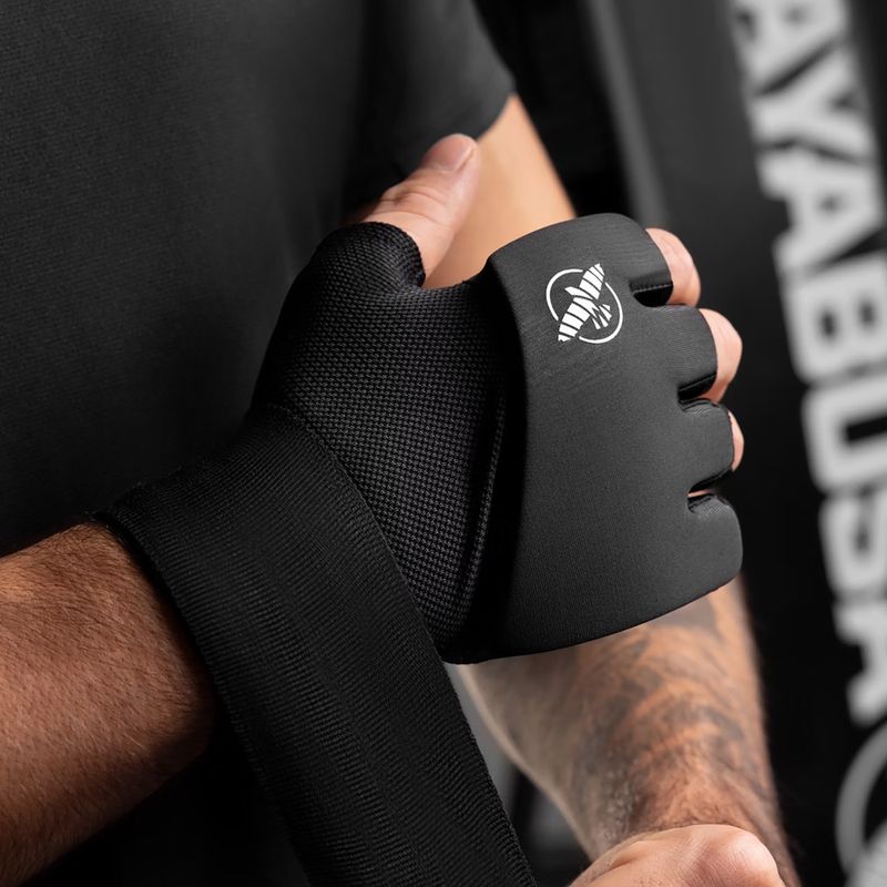 Hayabusa Elite Quick Wraps Grappling Handschuhe schwarz 4