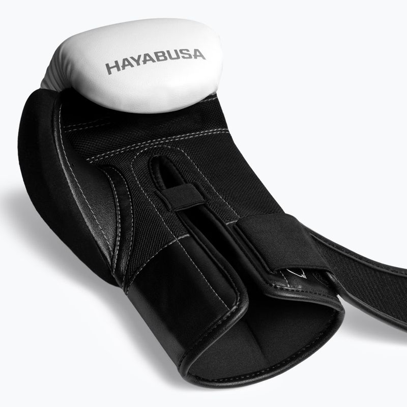 Boxhandschuhe Hayabusa E1 Boxing white/silver 2