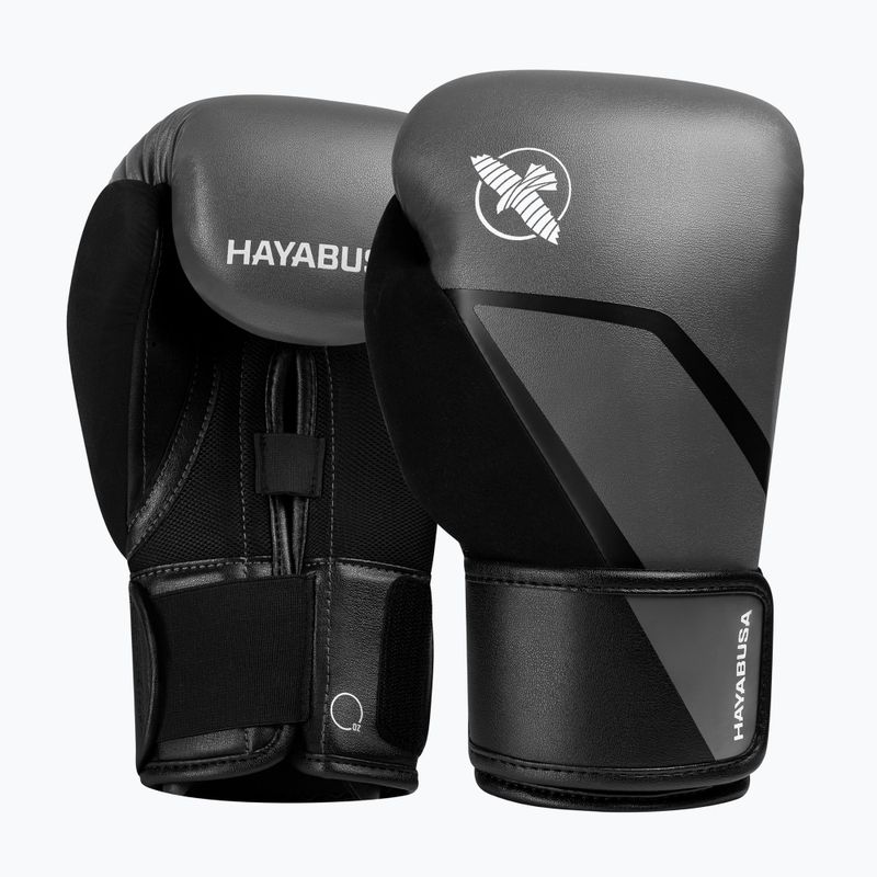 Boxhandschuhe Hayabusa E1 Boxing grey/black 2