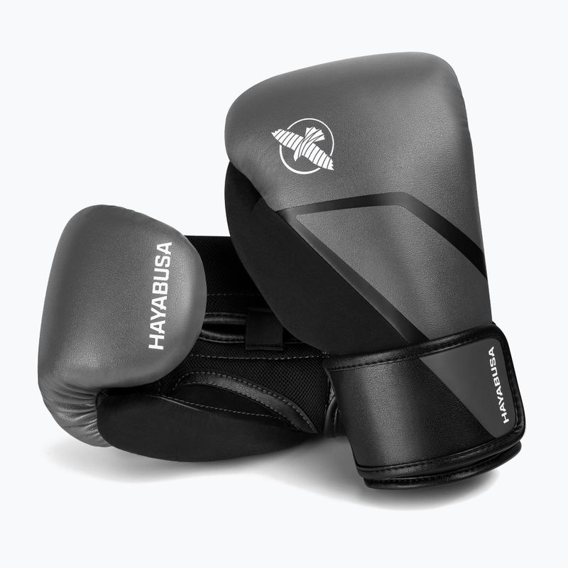 Boxhandschuhe Hayabusa E1 Boxing grey/black 6