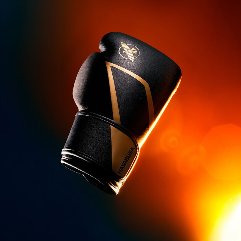 Boxhandschuhe Hayabusa E1 Boxing black/gold 8