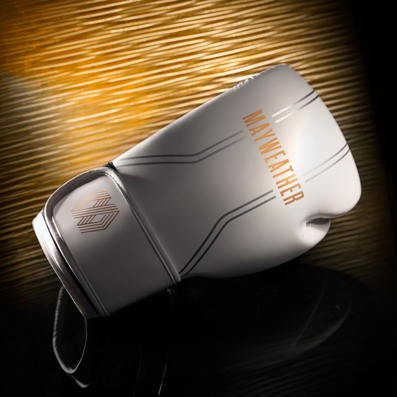 Hayabusa Mayweather Contender weiß/goldene Boxhandschuhe 3