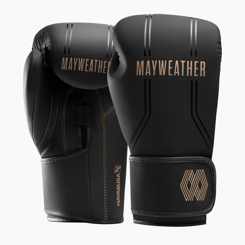Hayabusa Mayweather Contender Boxhandschuhe schwarz/gold