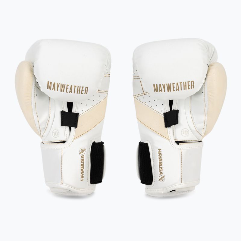 Hayabusa Mayweather Champ weiß/goldene Boxhandschuhe 3