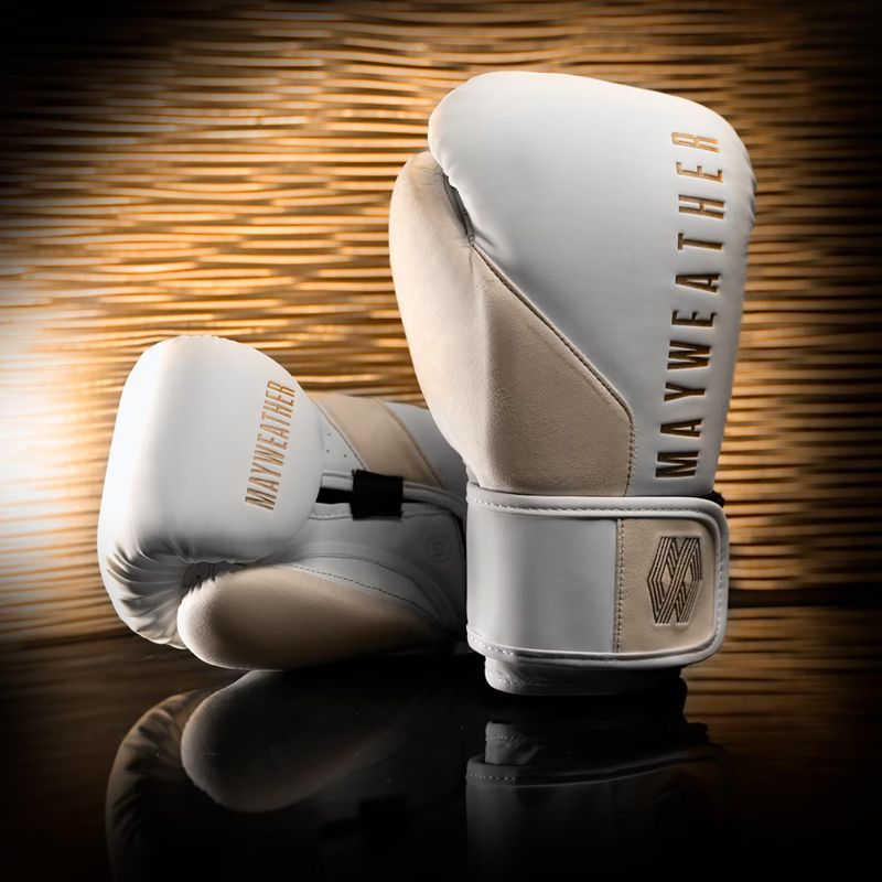 Hayabusa Mayweather Champ weiß/goldene Boxhandschuhe 2
