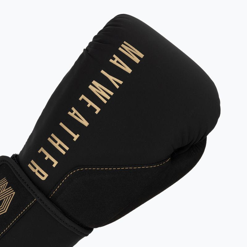 Hayabusa Mayweather Champ schwarz/goldene Boxhandschuhe 5
