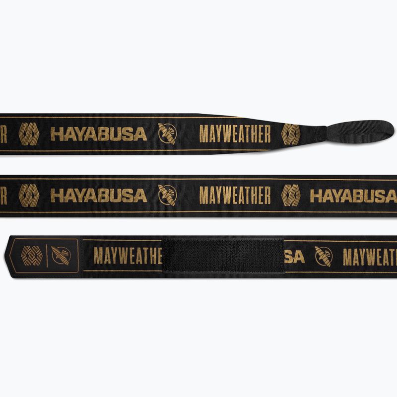 Boxbandagen Hayabusa Mayweather Stretch Hand Wraps 450 g black/gold 3