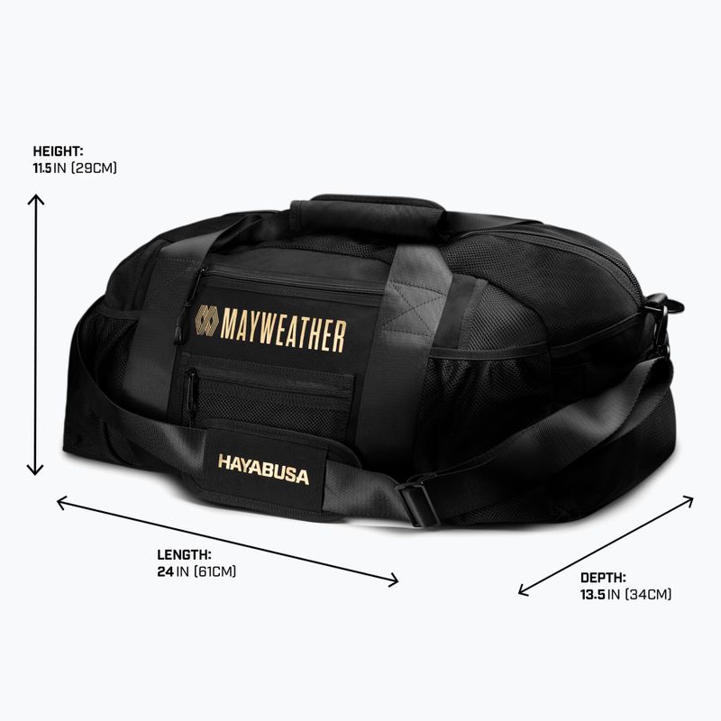 Hayabusa Mayweather Mesh Gym Bag 70 l schwarz/gold 3