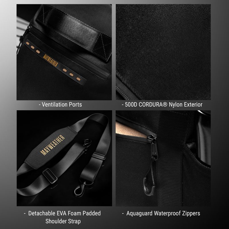 Hayabusa Mayweather Airstream Duffle Bag 50 l schwarz/gold 10