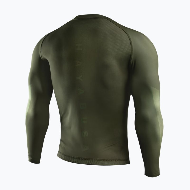 Rashguard Langarmshirt für Herren Hayabusa Core Rash Guard green 2