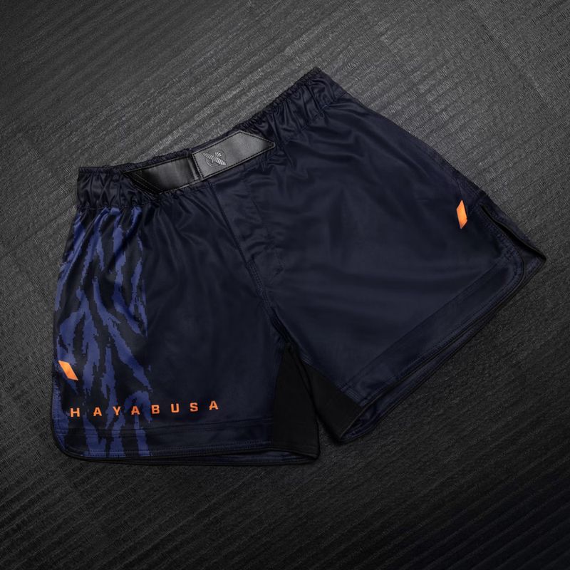 Herren-Trainingsshorts Hayabusa Apex Fight Mid navy/orange 3