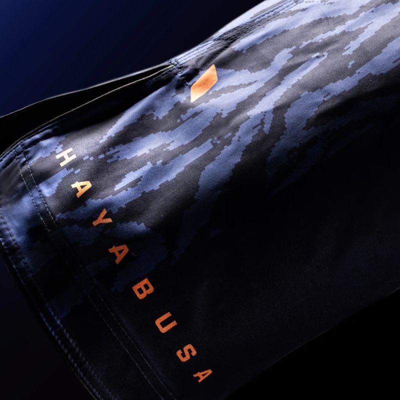 Herren-Trainingsshorts Hayabusa Apex Fight Mid navy/orange 7