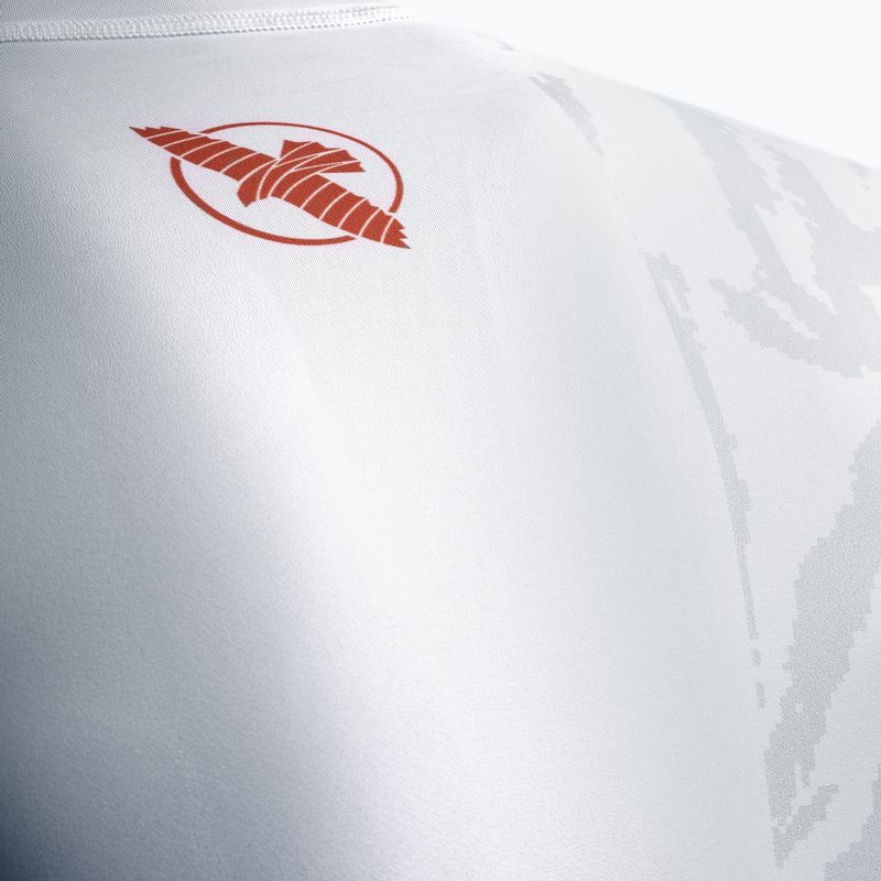 Rashguard Longsleeve Herren Hayabusa Apex Rash Guard white/coral 5