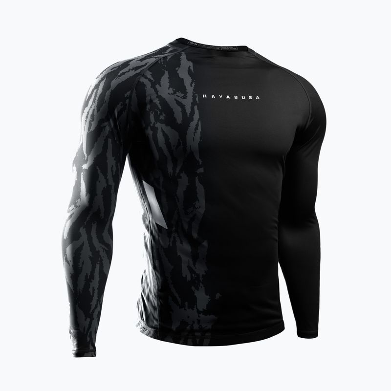 Rashguard Longsleeve Herren Hayabusa Apex Rash Guard black
