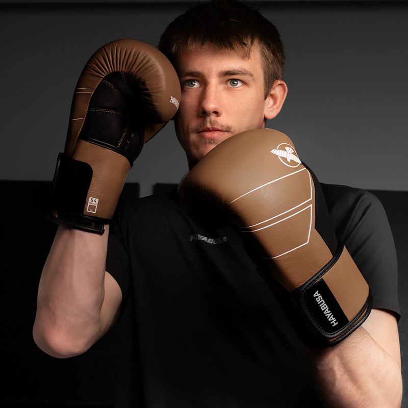 Boxhandschuhe Hayabusa S4 Leather golden brown 9