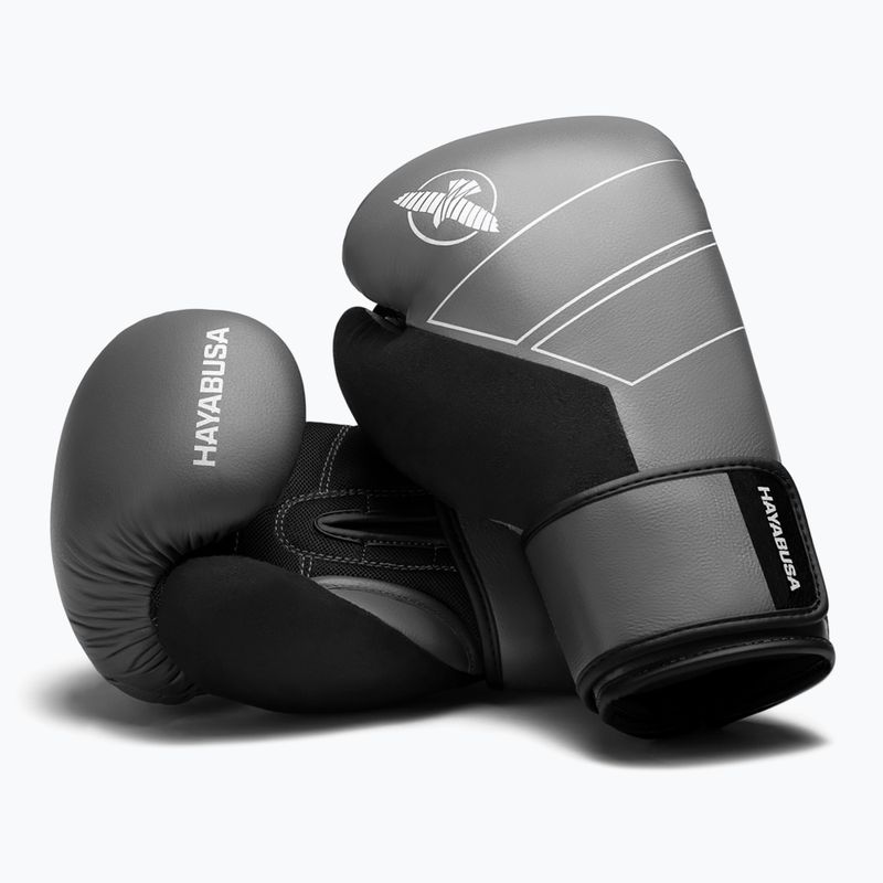 Boxhandschuhe Hayabusa S4 Leather grey 2