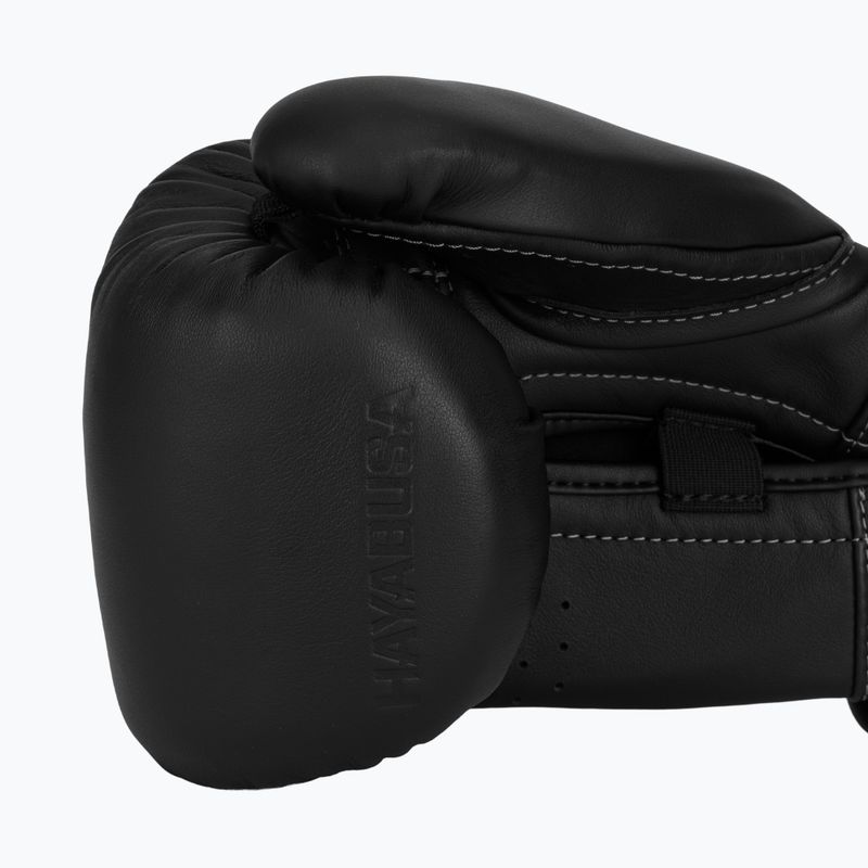 Boxhandschuhe Hayabusa E1 Leather black 7