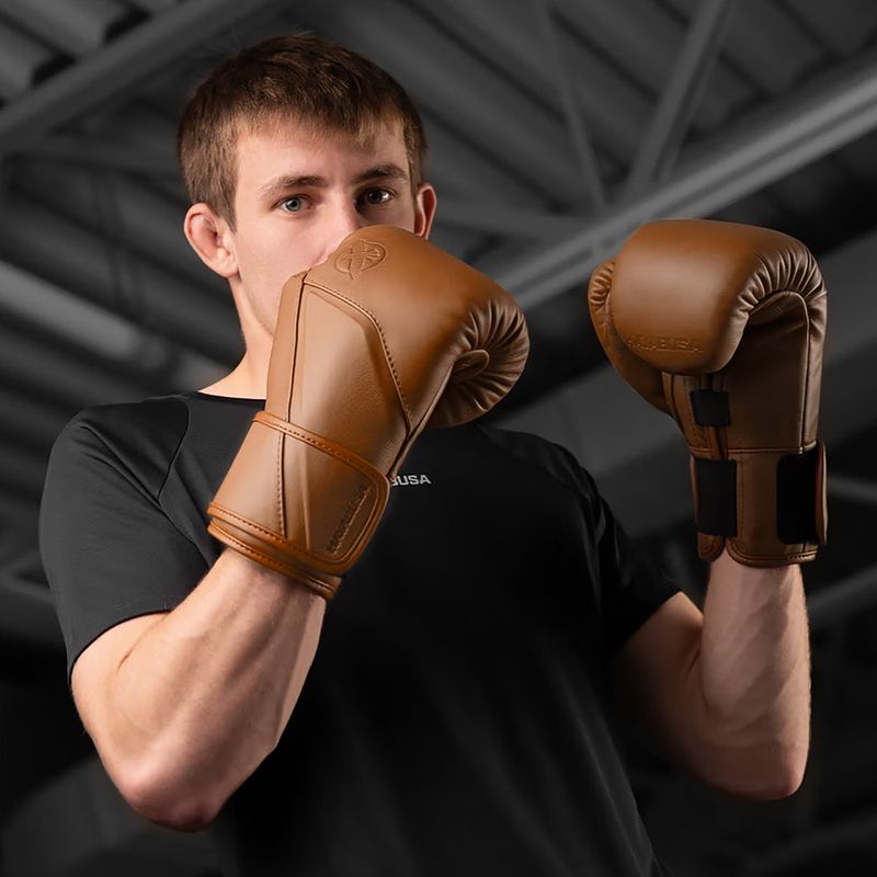 Boxhandschuhe Hayabusa E1 Leather brown 7