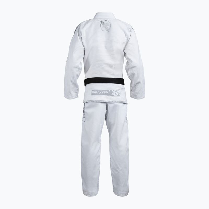 GI für brasilianisches Jiu-Jitsu Hayabusa Lightweight weiß 2