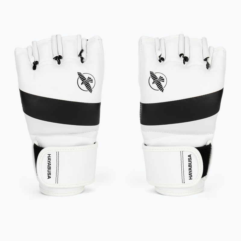 Hayabusa T3 MMA Grappling Handschuhe weiß/schwarz 2