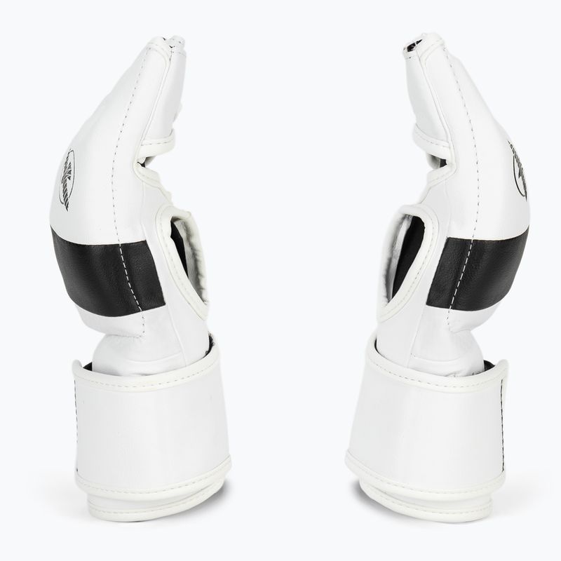Hayabusa T3 MMA Grappling Handschuhe weiß/schwarz 4